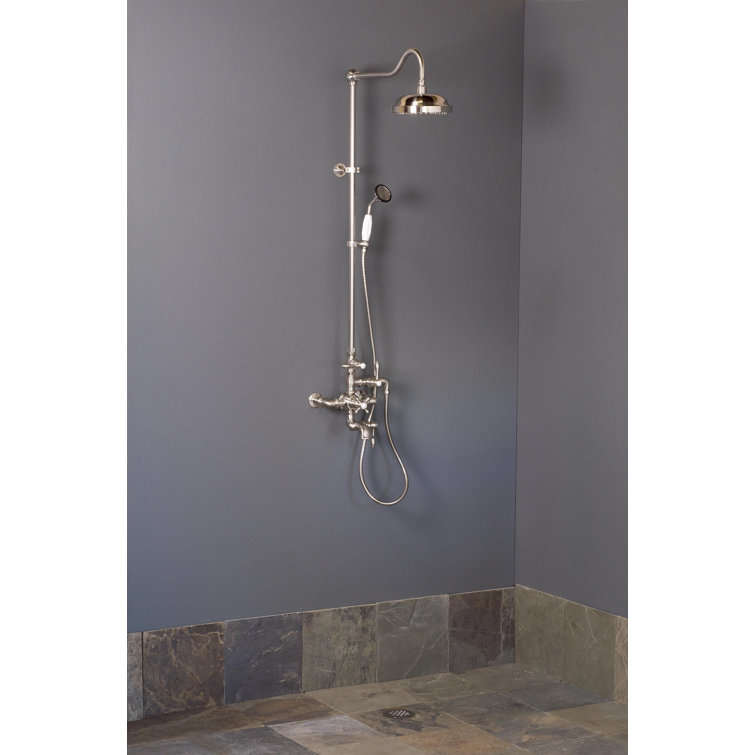 Strom Living Thermostatic Complete Shower System with Roughin Valve